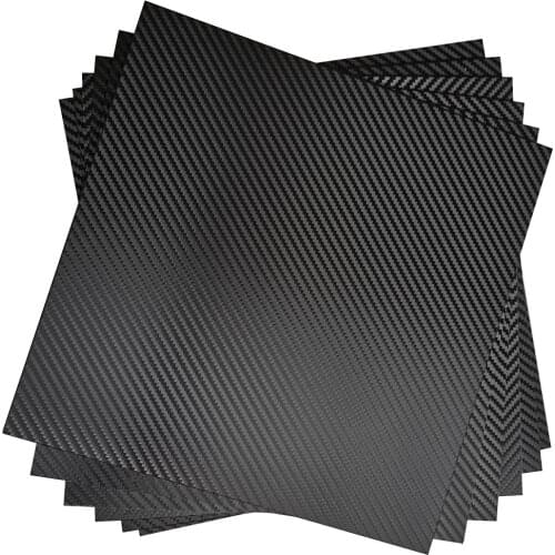 6PCS/LOT 2.0mm Thick 30x30cm Carbon Fiber Pattern Thermoform Sheet Material For Holster Sheath Making