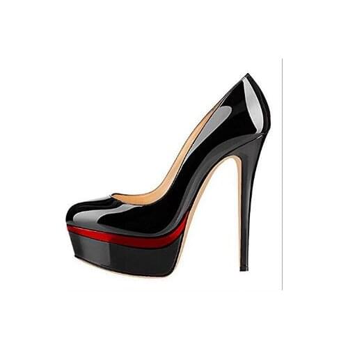 2019 sexy pumps women shoes gladiator spring autumn Multi-layer platform heels round toe thin high heel ladies shoes stiletto 45