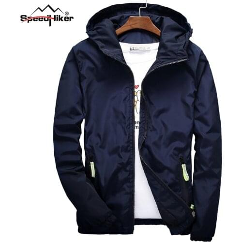 Size 6XL 5XL 7XL 2021 Spring Autumn Young Men Windbreaker Hooded Jacket Slim Thin Clothing Top Quality Waterproof Plus Size K316