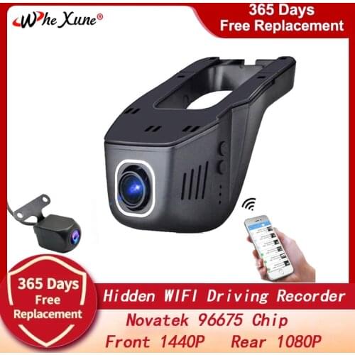 WHEXUNE New 7.84'' 4G ADAS Car DVR Dash Cam FHD 1080P Rear View Camera Dual Lens recording GPS navigation Parking monitoring