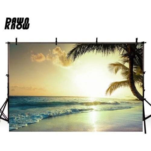 DAWNKNOW Seaside Vinyl Photography Background For Newborn Spindrift Tree Photo Shoot Backdrop For Wedding Photo Studio lv446