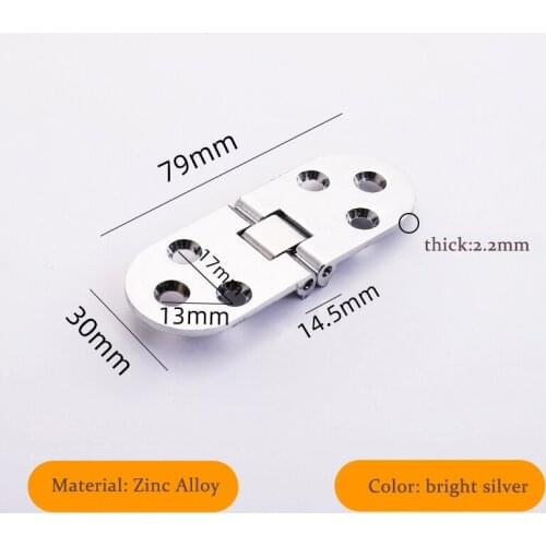 High Quality Zinc Alloy Lift Up Lid Nickel Cabinet Hinge 180 Degrees Opening Angle Concealed Flap Hinge