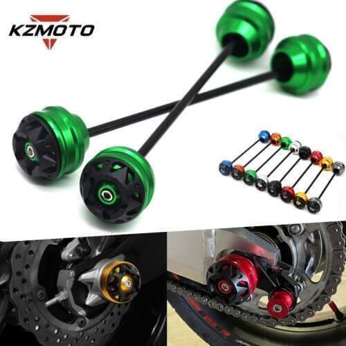 For KAWASAKI Z650 z650 2017 2018 2019 2020 Motorcycle CNC Aluminum Front Wheel Fork Axle Sliders Falling Protector Accessories