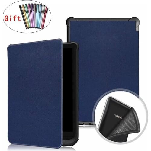 Basic Lux 2 Case for Pocketbook 627 616 632 6" Slim Leather Magnetic cover for PocketBook Touch Lux 4/Touch HD 3/Smart Cover+pen
