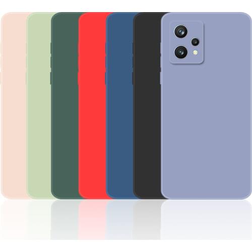 For Oppo Realme XT Case Realme X3 X2 3 5 5i 6 6S X7 X50 Pro C3 Liquid Silicon Shockproof Soft Phone Case on Realme X2 Pro Cover