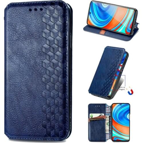 Business Stand Gem Print Flip Wallet Case For Redmi Note 8T 9 10 Pro Max Redmi 9 9A 9C Xiaomi Mi 10 Pro/Ultra/Lite Note 10 Lite