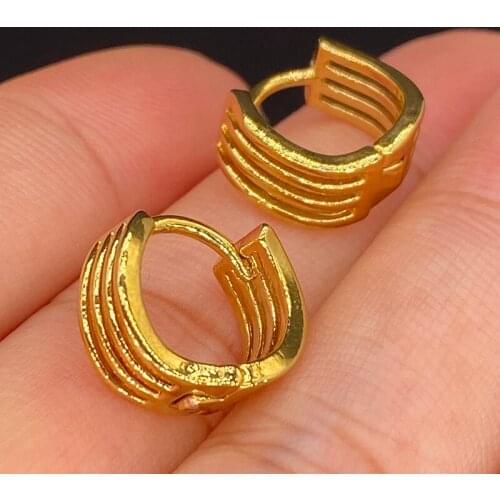 Kids Birthday Gift Small Stud Earrings Middle Eastern Wholesale Women Girls Little Jewelry African Arab Ornaments