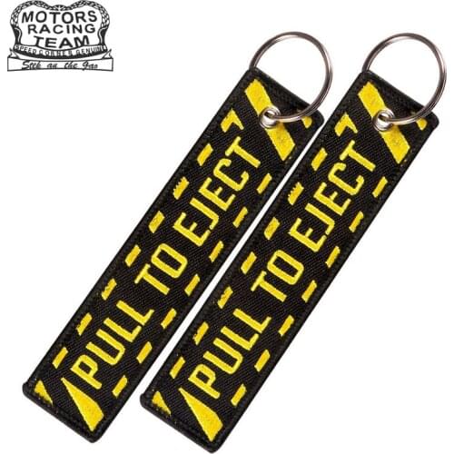 Travel Accessories Luggage Tags Embroidery Pull To Eject Tag with Key ring key holder Portable Label For Aviation Lovers 1PC