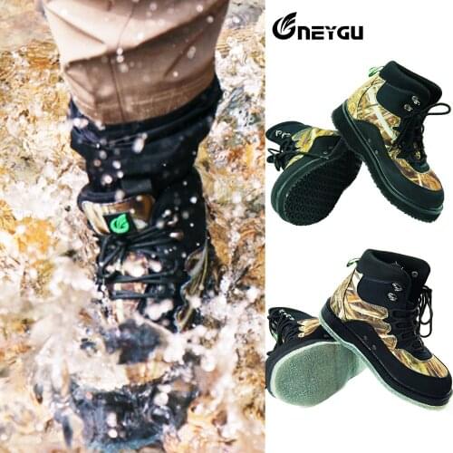 Neygu breathable wading &fishing Upstream Shoes,Aqua Upstream Sneakers, Walking Upstream water boots for Outdoor Sports, hiking