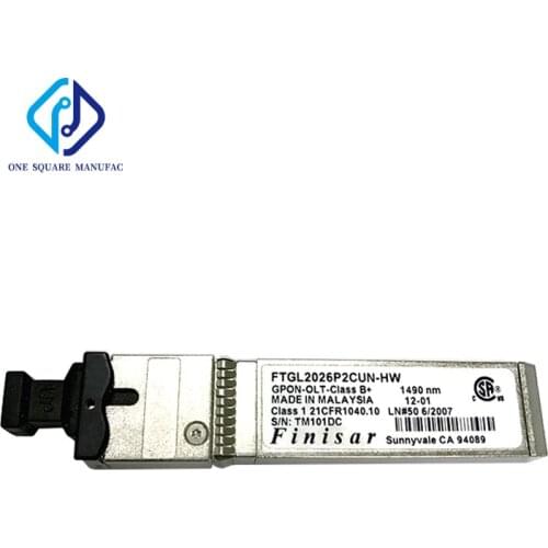 Finisar FTGL2026P2CUN-HW GPON OLT Class B+ 1490nm Class 1 21CFR1040.10 LN#50 6/2007 TM101DC Fiber Optical Module