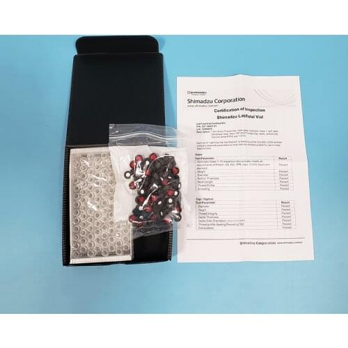 100pcs Shimadzu headspace bottle,Capacity 1.5ml/2ml,LabTotal vial for LC/LCMS,Sample bottle with original inspection report