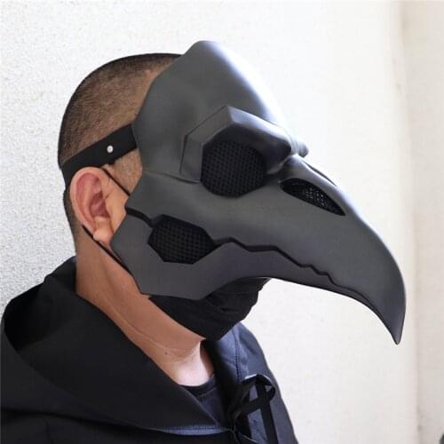 Halloween Plague Doctor Mask Punk Retro Plague Long Nose Birds Beak Crow Beak Doctor Mask Party Cosplay Ball Costume Props
