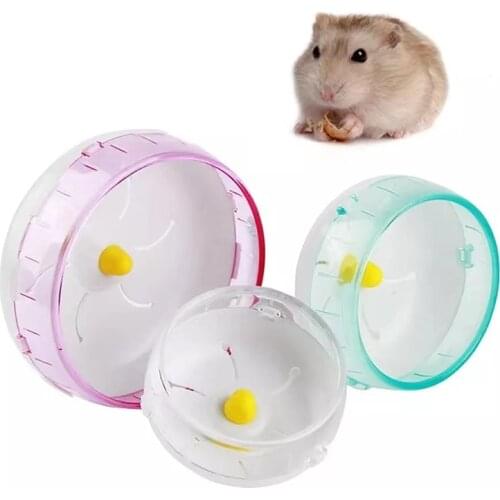 Hamster Wheel Silent Wheel Plastic Running Wheel Golden Bear Hedgehog Sports Fitness Small Pet Toy Hamster Cage Pet Accessories