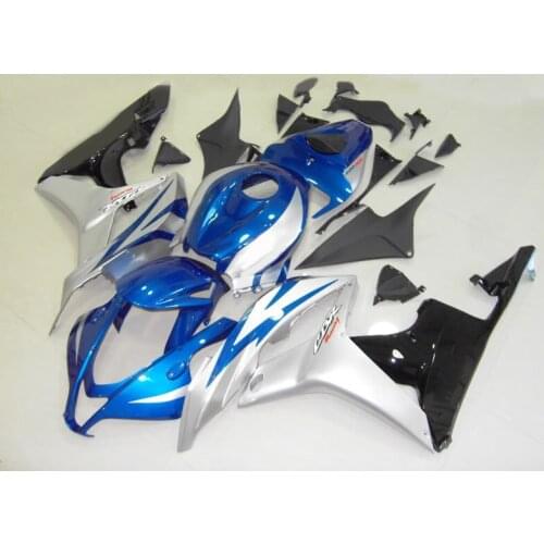 Motorcycle Fairing kit for HONDA CBR600RR F5 07 08 CBR 600RR 2007 2008 cbr600rr ABS Blue silver black Fairings set+7gifts HG05