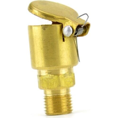 Metric Male Brass Plated Oil Cup Oil Port Cap Grease Oiler Spring Flip Cap for Hit Miss Engine Motor Bottom Brackets M6/8/10/14