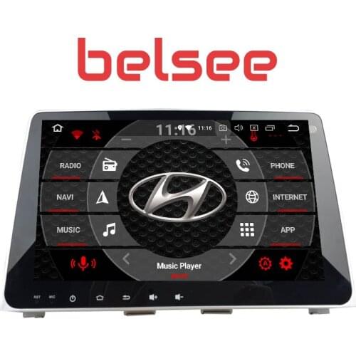 Belsee for Hyundai Sonata 2018 2019 9" Android 9.0 Octa Core PX5 Ram 4GB Multimedia Head Unit Radio Auto Stereo GPS Navigation