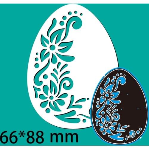 Cutting Metal Dies Hollow Easter Egg New Stencils DIY Scrap booking Paper Cards Craft Making Craft Decoration 66*88 mm
