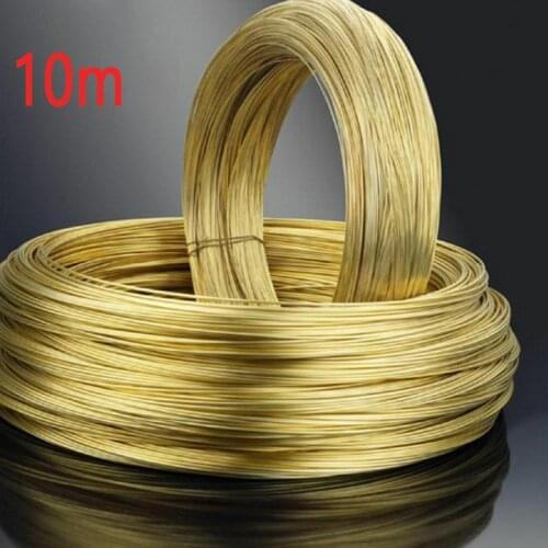 0.5mm 0.6mm 0.8mm Dia Soft Raw Brass Wire For Model Craft Jewelry Findings DIY