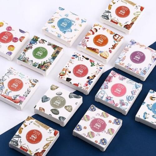 3 BOX Cute Cartoon Paper Diary Stickers Animal Panda Decoration Decal DIY Scrapbooking Bullet Journal Kawaii Stationery