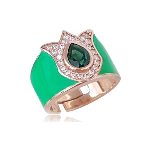 New Neon Trendy Summer Collection High Quality 925 Sterling Silver Baguette Stone Ring Women Fine Jewelry Luxury Accessories