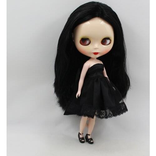 Nude blyth Doll ,black hair Fashion doll ,Factory doll Suitable For Girls white skin