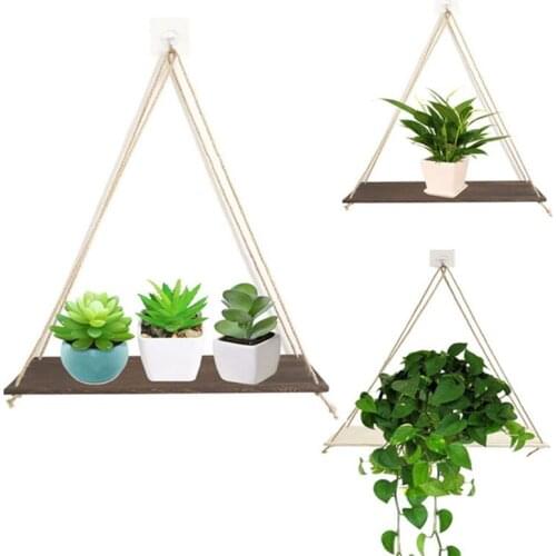 Plant Hangers Handmade Indoor Outdoor Hanging Flower Plants Basket Cotton Rope Organizer Rack Home Garden DIY Decoration