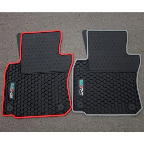 No Odor Custom Rubber car floor mats for Skoda Octavia 2006-2014year waterproof nonslip latex carpets