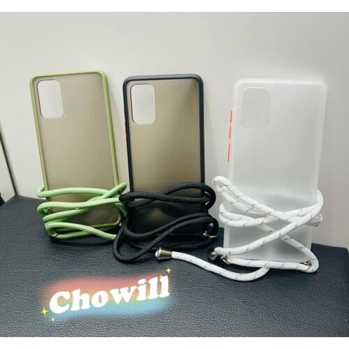 S21 Note20 Misty Sling Lanyard Phone Case For Samsung S9 S10+ S20Plus S10Lite Note9 A71 A51 A21S A70 Soft Cover Shell Protection