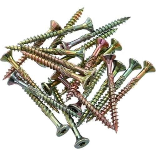 100PCS 4.5X60MM Galvanized C1022A Woodworking Screw T25 Torx Self-Tapping Screw Deck Screw/Wood Screw/Binding Screw