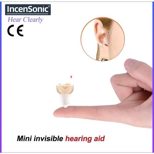 Hearing Aids Audifonos Small Inner Ear Invisible Hearing Aid B25 ITC Mini Inside The Ear Sound Amplifier Device