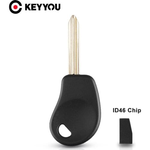 KEYYOU Transponder ID46 Chip For Citroen Xsara Picasso Key Shell Remote Fob Blank Case Cover Uncut SX9 Key Blade Car Accessories