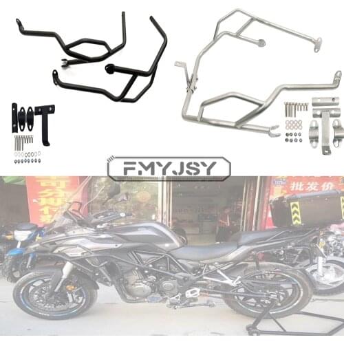 For Benelli TRK502 TRK520X Jinpeng TRK 502 502X Motorcycle Protector Upper part Engine Guard Crash Bars Frame Protection Bumper