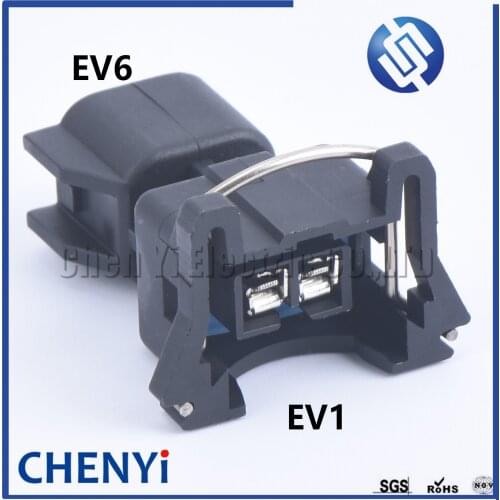 1 pcs 2 pin Michigan Motorsports EV6 to EV1 Fuel Injector Auto Connector Adapter USCAR LS2 LS3 LSX LS1 LT1 TPI