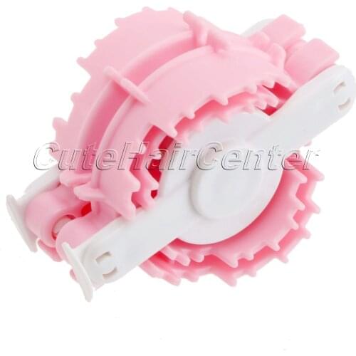 1pc Mini Fluff Ball Maker Heart Shape Pom Making Weaver Baby Knitting Craft Tool Large DIY Handmade Tools Sewing Supplies Pink