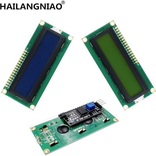 10PCS LCD1602+I2C 1602 Serial Blue/Green Backlight LCD Display 2560 UNO AVR IIC/I2C for