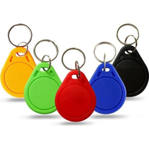 10pcs/lot 13.56MHz IC Keyfobs Tags Access Control IC Attendance Key Keychain Finder Card Token Management
