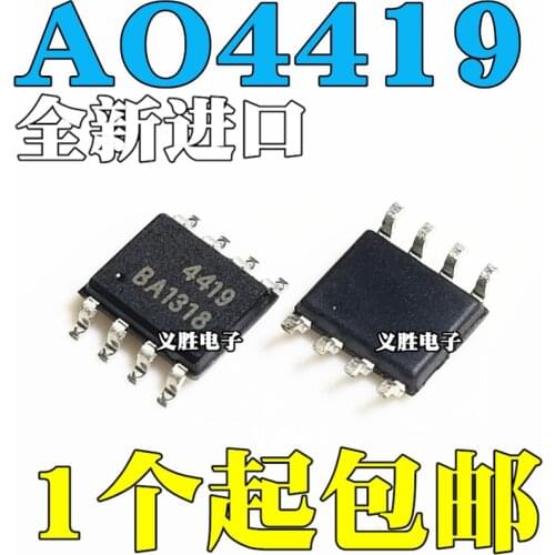 10pcs/lot New original AO4419 SMD SOP8 MOS tube P channel 30V 9.7A field effect tube