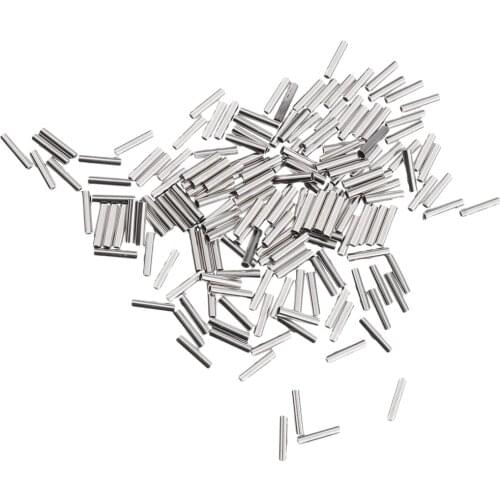 400x Single Fishing Crimps Sleeves Copper Tube Fishing Connector Wire Traces