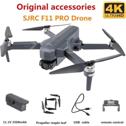 SJRC F11 PRO 4K Drone Battery 11.1V 2500mAh Propeller Maple Leaf For F11 PRO Drone Battery Spare Parts Original Accessories