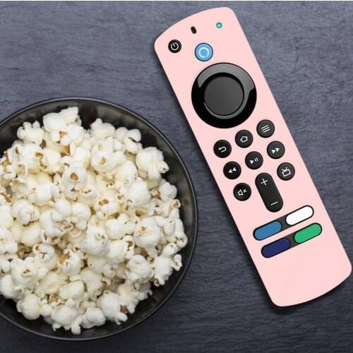 Case For Alexa Voice Remote 3rd Gen 2021 Anti Slip Shock Proof Silicone Cover For Alexa Voice Fire TV Stick Remote Control