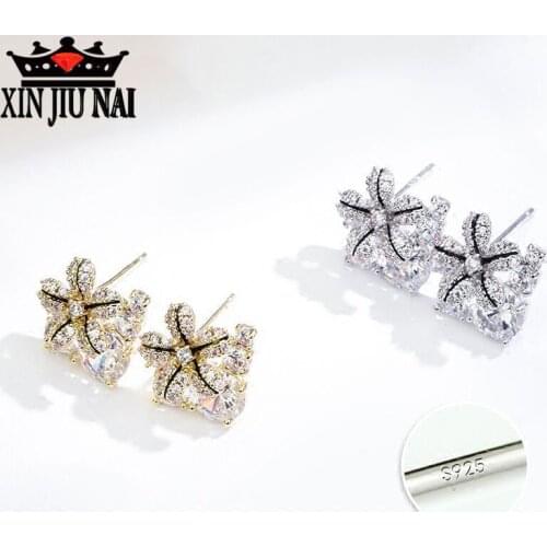 Retro Palace Style Gold Color Plated Inlaid Cubic Zirconia Stud Earrings Exquisite Flower Stud Earrings for Women Bridal Jewelry