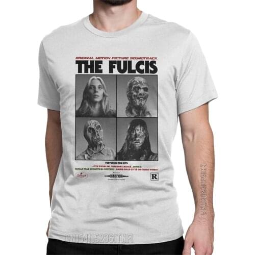 Zombie Flesh Eaters The Fulcis T-Shirts For Men Goatess Doomwych Novelty Pure Cotton Tee Shirt Round Neck Classic T Shirt