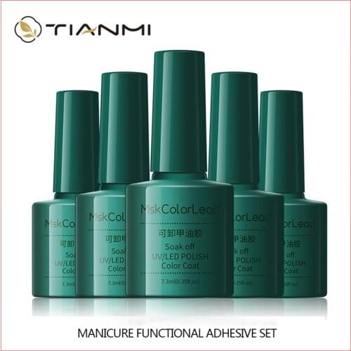 TIANMI Nail Gel Polish Base Coat Set Gel Nail Polish Lamp All for Nails Art Manicure with Matt Base Top Coat Semi Permanant