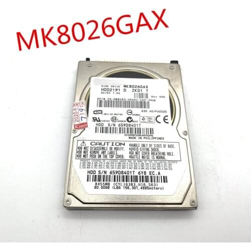 MK8026GAX 5400 16M IDE 80G new in box Ensure New in original box. Promised to send in 24 hoursv