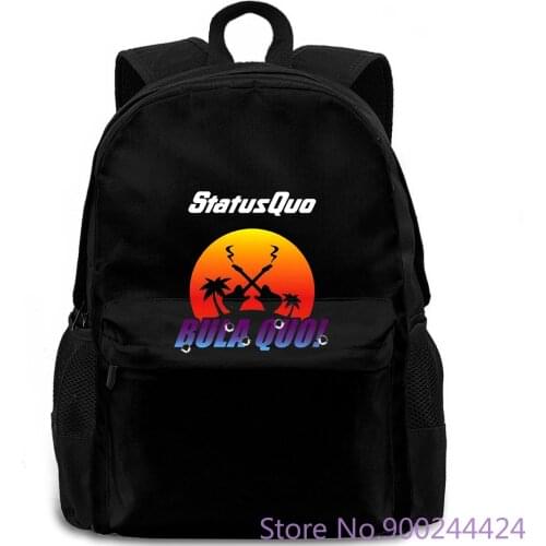Mens Status Quo Bula Quo 100% Brand Newest 2018 MenS Fashion PLUS SIZE backpack