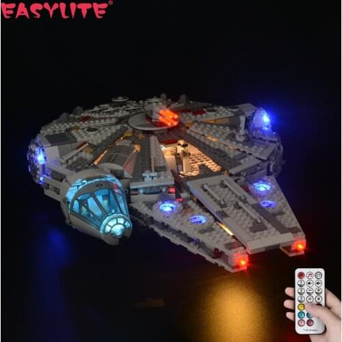 LED Light Set For 75105 Star War Millennium Force Awakening Falcon Compatible With 05007/79211/10467