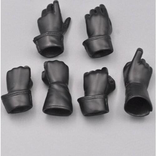 For Sale 1/6th MEDICOM Akira RAH10 Motorcycle Black Gloved Hand Models For Doll Soldier Collectable