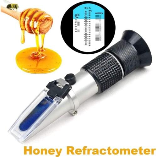 Refractometer Honey Tester 58-90% Brix 38-43Baume 12-27% water For Beekeeper bee Honey Refractometer Sugar Meter refactometer