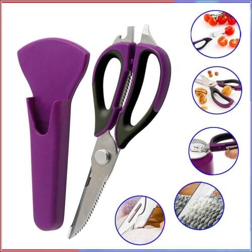 Heavy Duty Kitchen Scissors - For Cutting Poultry, Chicken & All Cooking Uses - Shears Come Apart for Easy Cleaning & Dishwasher