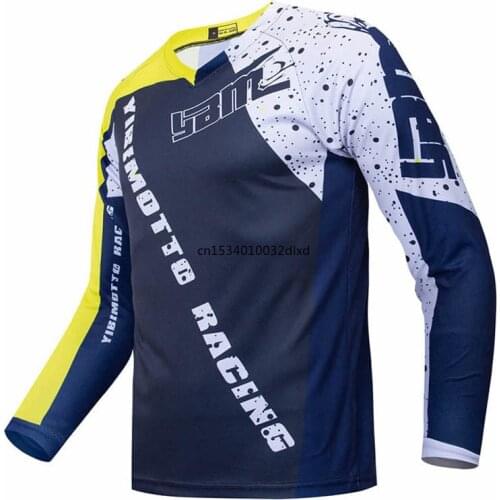 Downhil BMX Jersey MX Motocross Full Sleeve MTB Jersey Sublimation Polyester Mountain Bike Dirt Bike Cycling Jersey Cool Feeling